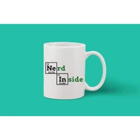 Printed Ceramic Coffee Mug - 1 Pieces, White, 11oz - 11 Oz, 0.44, White