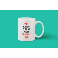 Printed Ceramic Coffee Mug - 1 Pieces, White, 11oz - 11 Oz, 0.44, White