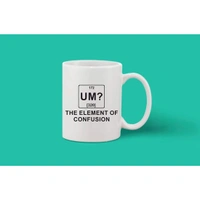 Printed Ceramic Coffee Mug - 1 Pieces, White, 11oz - 11 Oz, 0.44, White