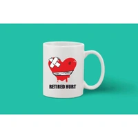 Printed Ceramic Coffee Mug - 1 Pieces, White, 11oz - 11 Oz, 0.44, White