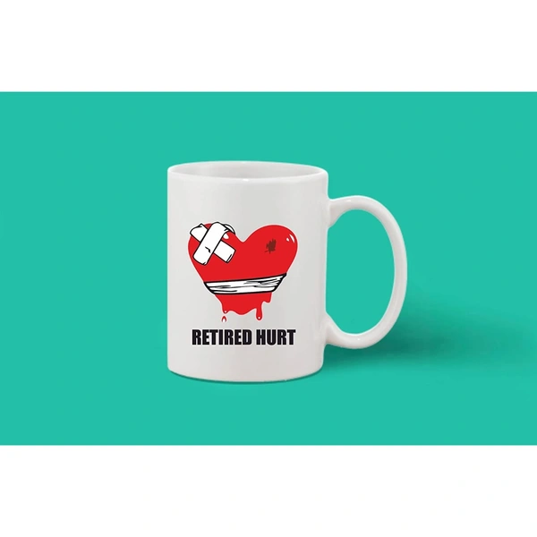 Printed Ceramic Coffee Mug - 1 Pieces, White, 11oz - 11 Oz, 0.44, White