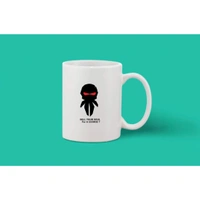 Printed Ceramic Coffee Mug - 1 Pieces, White, 11oz - 11 Oz, 0.44, White