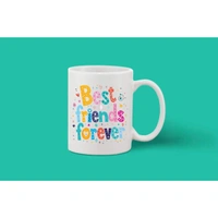 Printed Ceramic Coffee Mug - 1 Pieces, White, 11oz - 11 Oz, 0.44, White