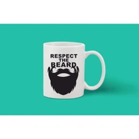 Printed Ceramic Coffee Mug - 1 Pieces, White, 11oz - 11 Oz, 0.44, White