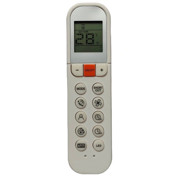 Remote No. 196, Compatible with Midea AC Remote Control (Exactly Same Remote will Only Work) - 0.13