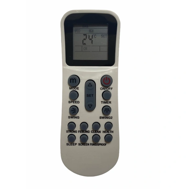 Remote No. 38, Compatible with Hitachi AC Remote Control (Exactly Same Remote will Only Work) - 0.13