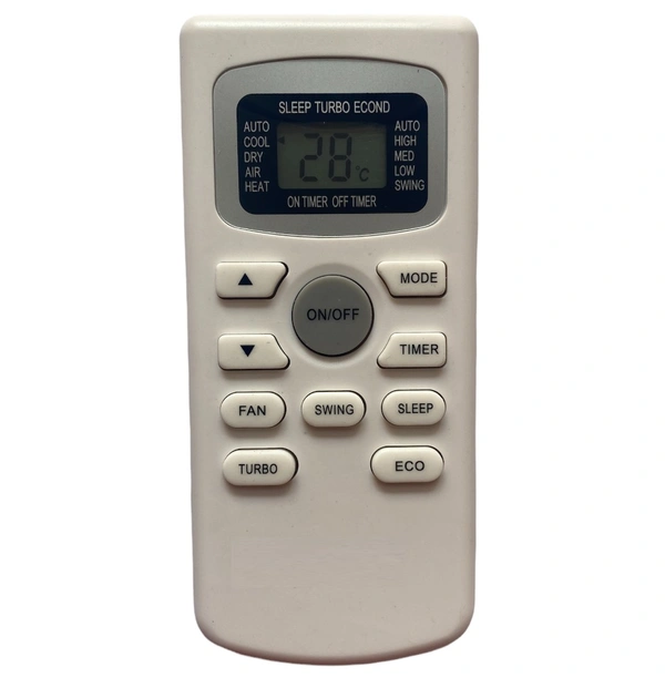Remote No. 68 with Backlight And Timer, Compatible with Hitachi AC Remote Control (Exactly Same Remote will Only Work) - 0.13
