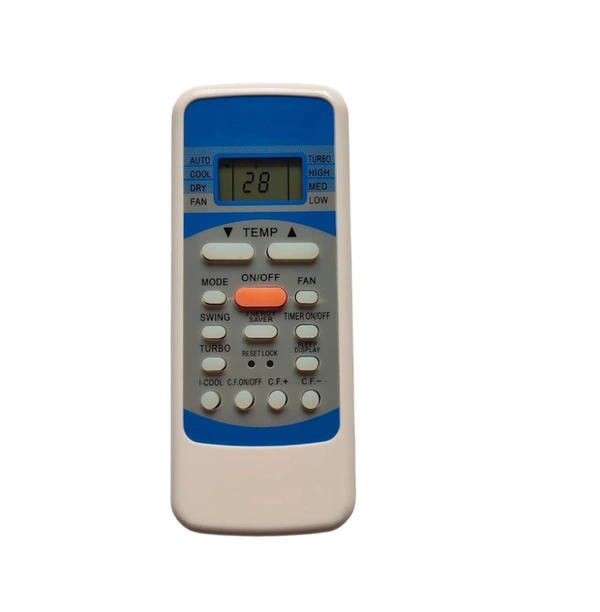 Remote No. 7, Compatible with Carrier AC Remote Control (Exactly Same Remote will Only Work) - 0.13
