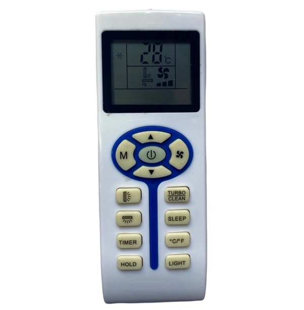 Remote No. 7B, Compatible with Voltas AC Remote Control Model (Exactly Same Remote will Only Work) - 0.13