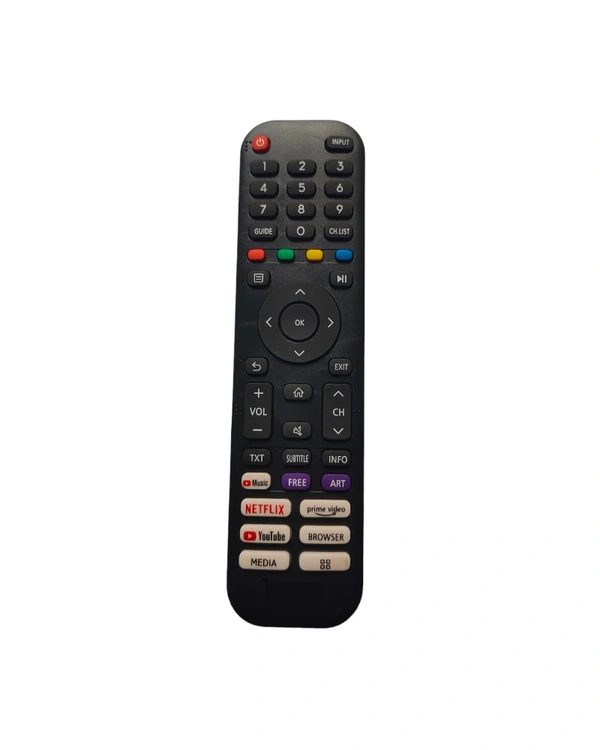 Remote No. 986 (No Voice), Compatible for Vu Smart TV LCD/LED Remote Control (Exactly Same Remote Will Only Work) - 0.38