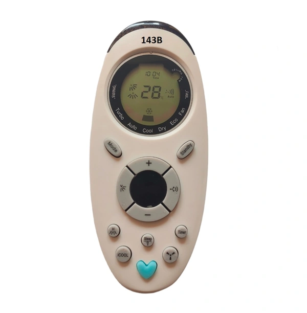 Remote No.143(B), Compatible with Onida AC Remote Control (Exactly Same Remote will Only Work) - 0.13