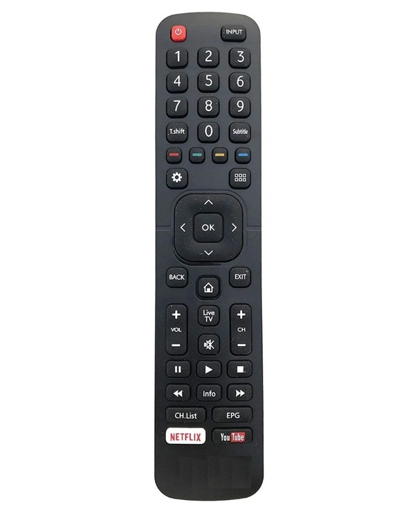 Remote with YouTube and Netflix (No Voice Command), Compatible with Vu LCD, LED TV Remote (Exactly Same Remote will Only Work) - 0.38