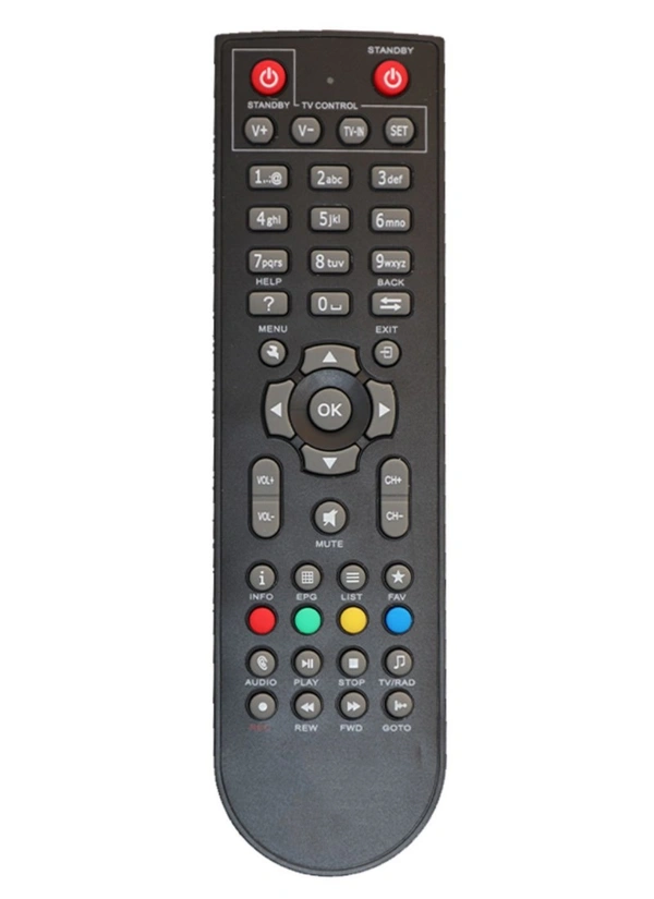Set Top Box Remote, Compatible With In Cable Set Top Box Remote Control_Old Remote Functions Must Be Exactly Same (Color:Multi) - 0.13