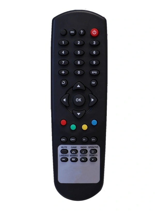 Set Top Box Remote No. 806, Compatible With Hathway Set Top Box Remote Control_Old Remote Functions Must Be Exactly Same (Color:Multi) - 0.13