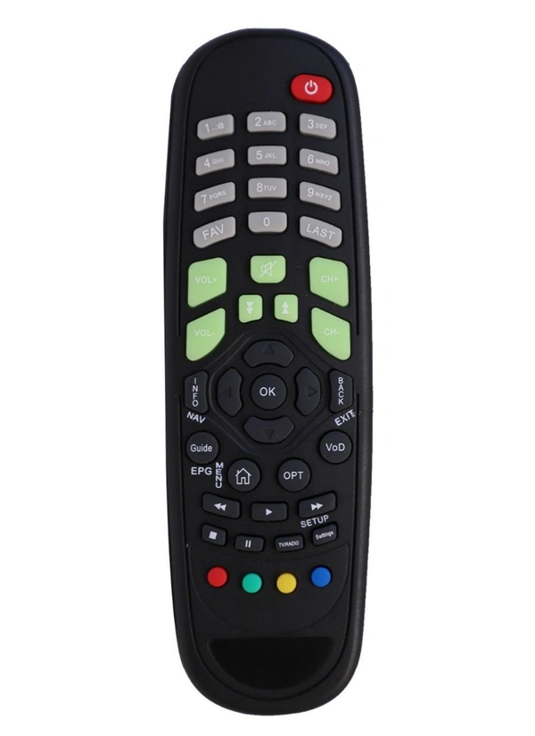 Set Top Box Remote No. STB 03, Compatible With Hathway Set Top Box Remote Control_Old Remote Functions Must Be Exactly Same (Color:Multi) - 0.13