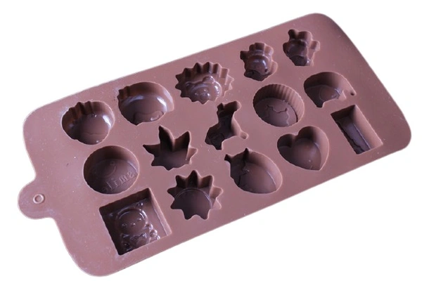 Silicone Chocolate Mold (Color: Assorted)