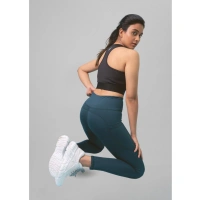 Women's Polyster Solid Sport Leggings (Blue) - Blue, 0.35, XL