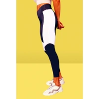 Women's Polyster Solid Sport Leggings (Purple) - Purple, 0.35, XS