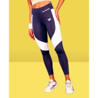Women's Polyster Solid Sport Leggings (Purple) - Purple, 0.35, XS