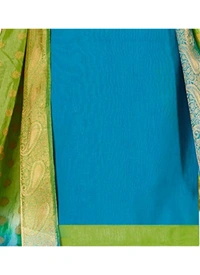 Women's Slub Cotton Unstitched Salwar-Suit Material With Dupatta (Sky Blue, 2 Mtr) - Dark Pink, 0.44, 2 Mtr