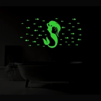 Shopnav Green Decorative Radium Wall Sticker