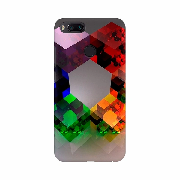 Shopnav OPPO A3s Colorful 3D Diagonal Mobile Case Cover - Multi, 0.25, Abstract and illusions