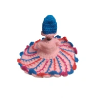 Shopnav Laddu Gopal Tharad Dress Size: 0 To 6 (Baby Pink) - Baby Pink
