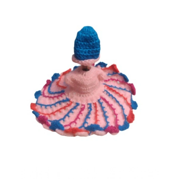 Shopnav Laddu Gopal Tharad Dress Size: 0 To 6 (Baby Pink) - Baby Pink