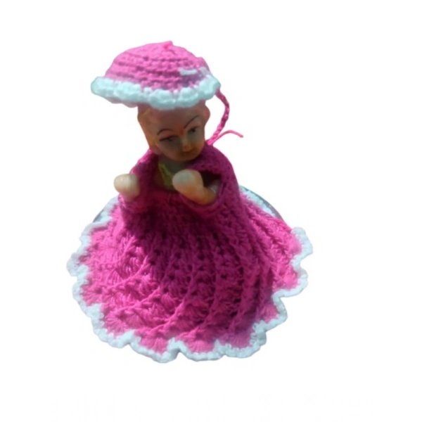 Shopnav Laddu Gopal Tharad Dress Size: 0 To 6 (Magenta) - Magenta