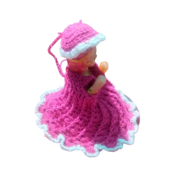 Shopnav Laddu Gopal Tharad Dress Size: 0 To 6 (Magenta) - Magenta
