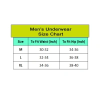Men's Cotton Spandex Thong Brief Innerwear Underwear (Blue) - L