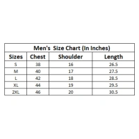 Men's Casual Cotton Printed Round Neck Full Sleeve T-Shirt (Red) - S