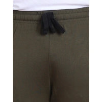 Men's Casual Cotton Striped Full Length Track Pant (olive) - XL