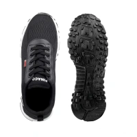 Men's Casual Mesh Lace-ups Casual Shoes (Black) - 7