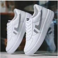 Men's Casual Synthetic Lace-ups Casual Shoes (White) - 10