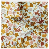 Men's Cotton Blended Printed Full Sleeve Shirt (Multicolor) - M