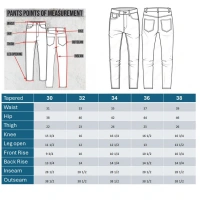 Shopnav Men's Cotton Blended Solid Tapered Jeans (Blue) - 32