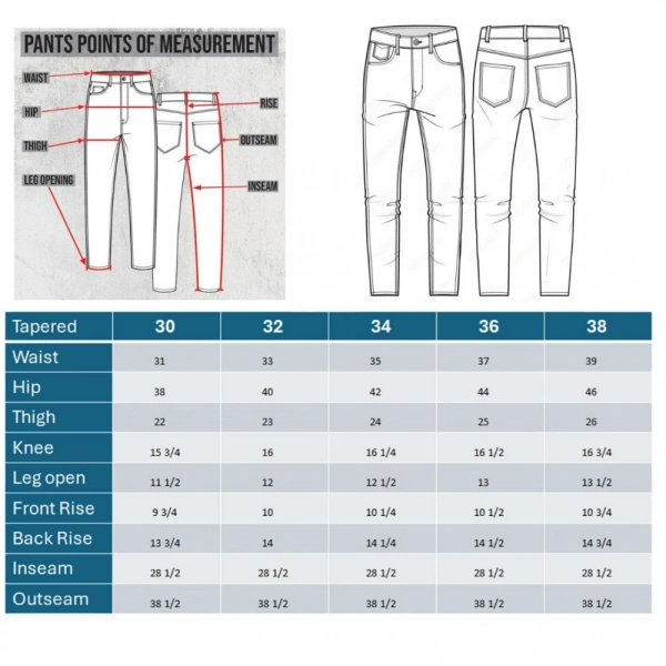 Shopnav Men's Cotton Blended Solid Tapered Jeans (Blue) - 32