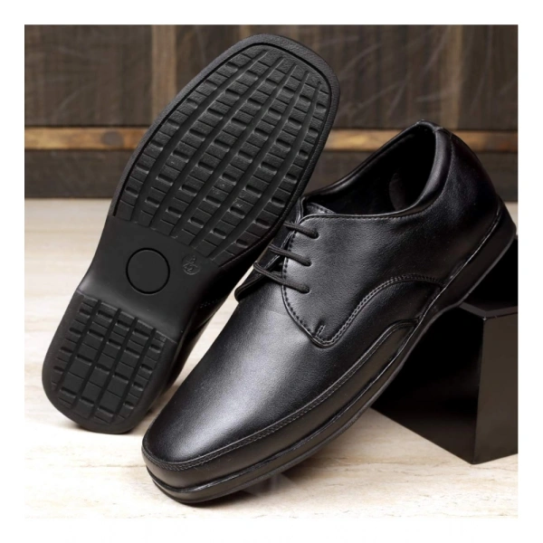 Generic Men's Faux Leather Formal Shoes (Black) - Black, 10