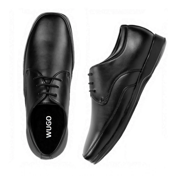 Generic Men's Faux Leather Formal Shoes (Black) - Black, 10