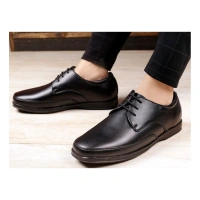 Generic Men's Faux Leather Formal Shoes (Black) - Black, 10