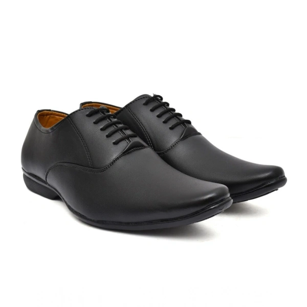 Generic Men's Faux Leather Formal Shoes (Black) - Black, 8
