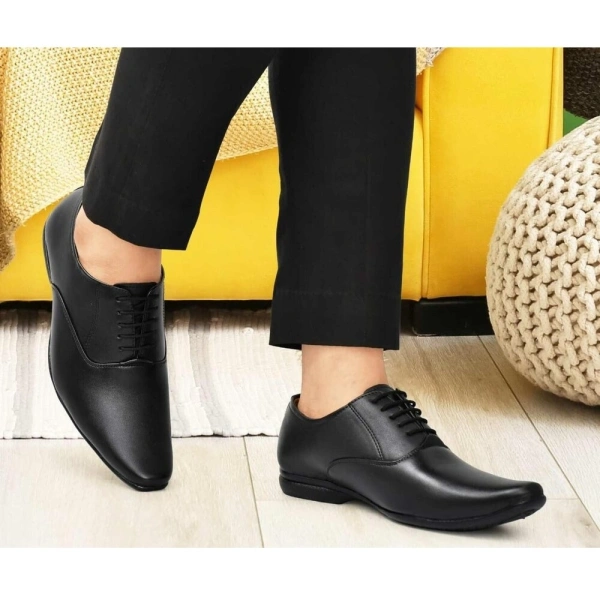 Generic Men's Faux Leather Formal Shoes (Black) - Black, 8