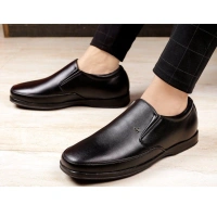 Generic Men's Faux Leather Formal Shoes (Black) - Black, 7