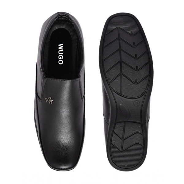 Generic Men's Faux Leather Formal Shoes (Black) - Black, 7