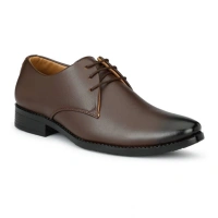 Generic Men's Faux Leather Formal Shoes (Brown) - Brown, 8