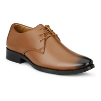 Generic Men's Faux Leather Formal Shoes (Tan) - Tan, 10