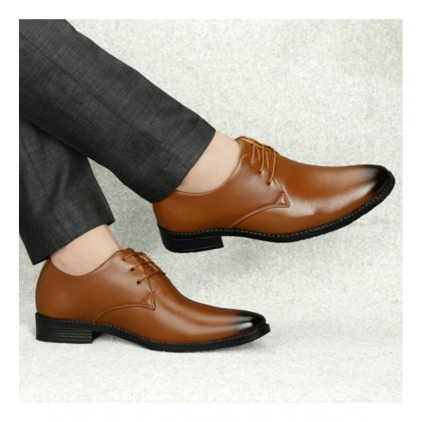 Generic Men's Faux Leather Formal Shoes (Tan) - Tan, 10