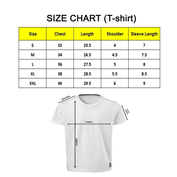 Men's PC Cotton Bike Ride Design Printed T Shirt (Color: White, Thread Count: 180GSM) - 2XL