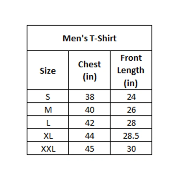 Men's Casual Half sleeve Printed Cotton Crew Neck T-shirt (White) - White, Printed, L